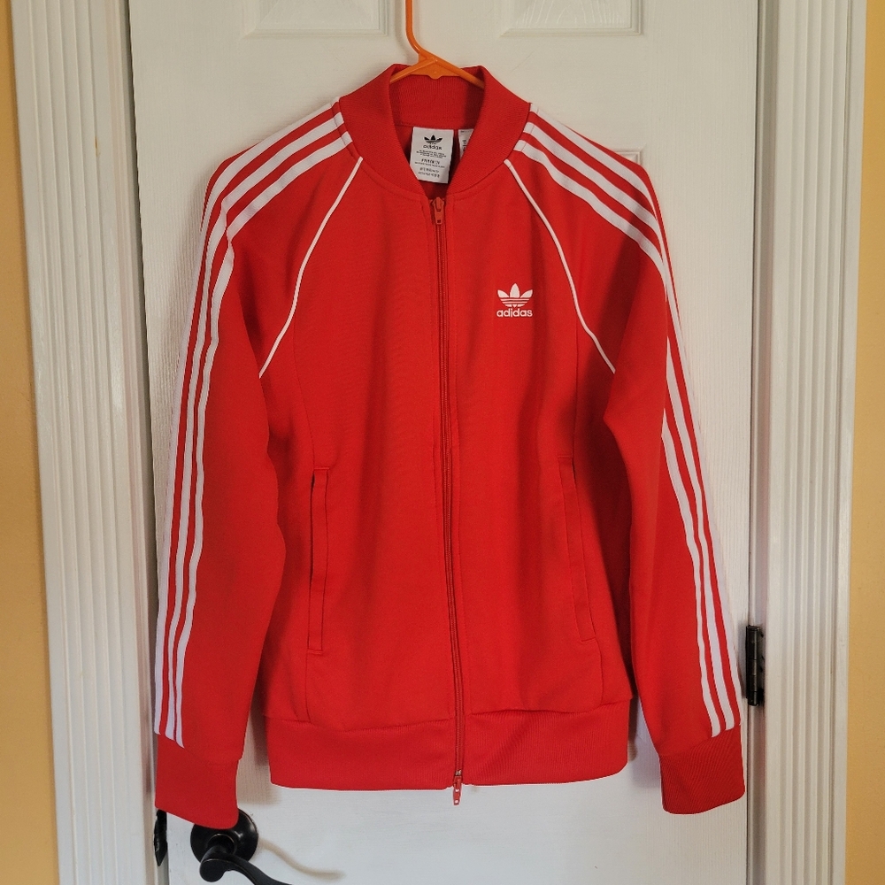 Adidas warm up jacket (like new)